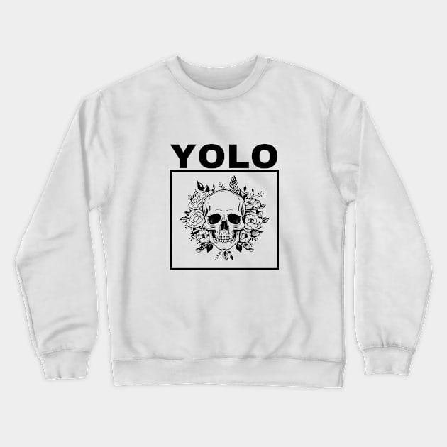 Yolo Crewneck Sweatshirt by JunniePL